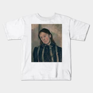 Portrait of Madame Cezanne by Paul Cezanne Kids T-Shirt